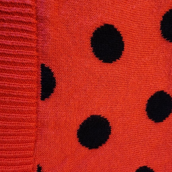 Crown & Ivy Red Sweater Built in Button Shirt underneath womens XS - Picture 3 of 8